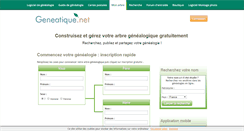 Desktop Screenshot of geneatique.net