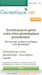 Mobile Screenshot of geneatique.net